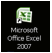 ms excel 2007 desktop icon