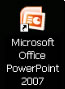 start ms powerpoint 2007 start icon