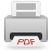 print to pdf icon