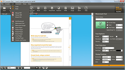 Screenshot for PDF Converter Elite 3