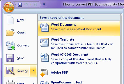 to pdf document