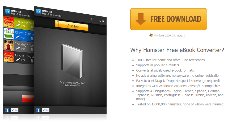 Hamster free ebook converter para mac