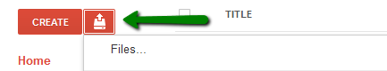 upload files to Google docs