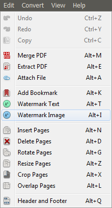 Add watermark image to PDF