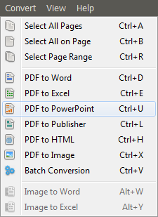 Convert PDF to Powerpoint