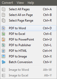 Convert pdf to word