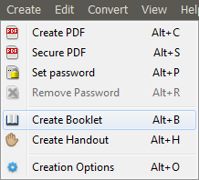 Create PFD Booklet