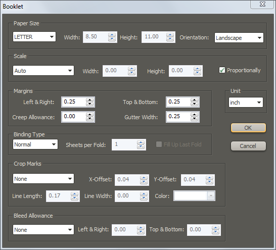 Creating PFD Booklets