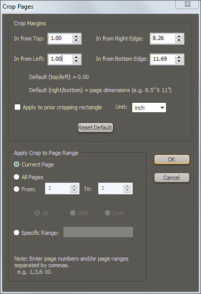 Cropping PDF Cropping PDF