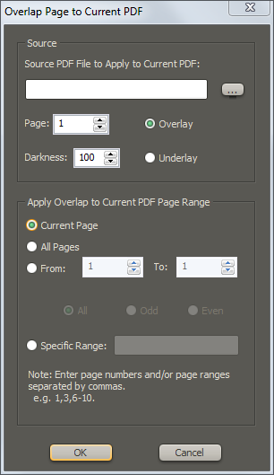 Overlap page to PDF Overlap page to PDF