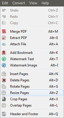 Resize PDF pages Resize PDF pages