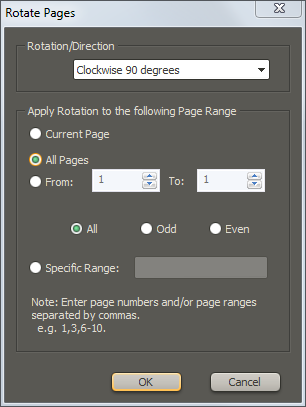 Rotating Pages in PDF Rotating Pages in PDF