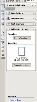ms publisher interface
