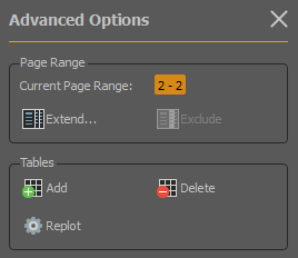 pdf to xls conversion preferences