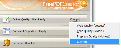 PDF output quality