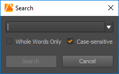 Search options