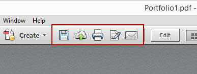 Share Acrobat Portfolio