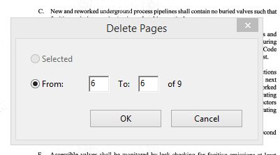 Acrobat Delete Page Range