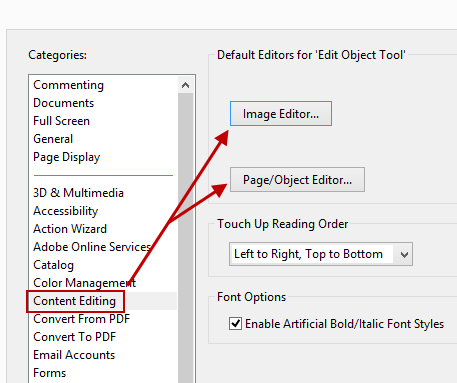 Content Editing Image Editor