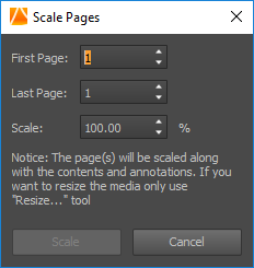 PDF Converter Elite Scale Pages