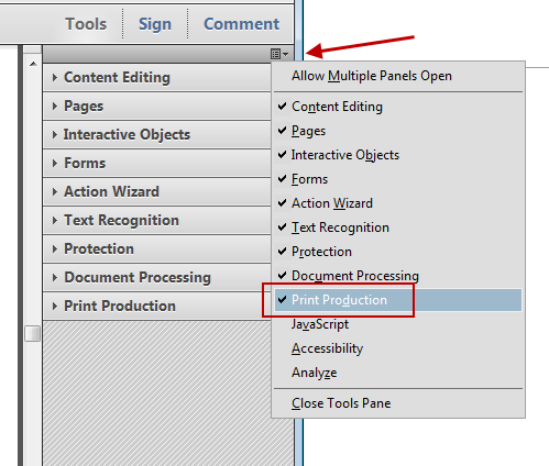 Acrobat Print Production