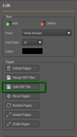 Acrobat Tools Pages