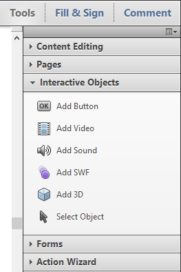 Acrobat Add SWF Option