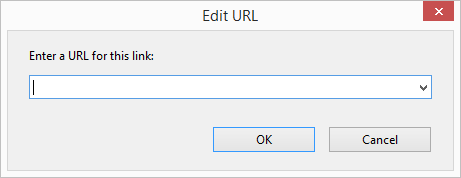 Acrobat Edit URL Dialog