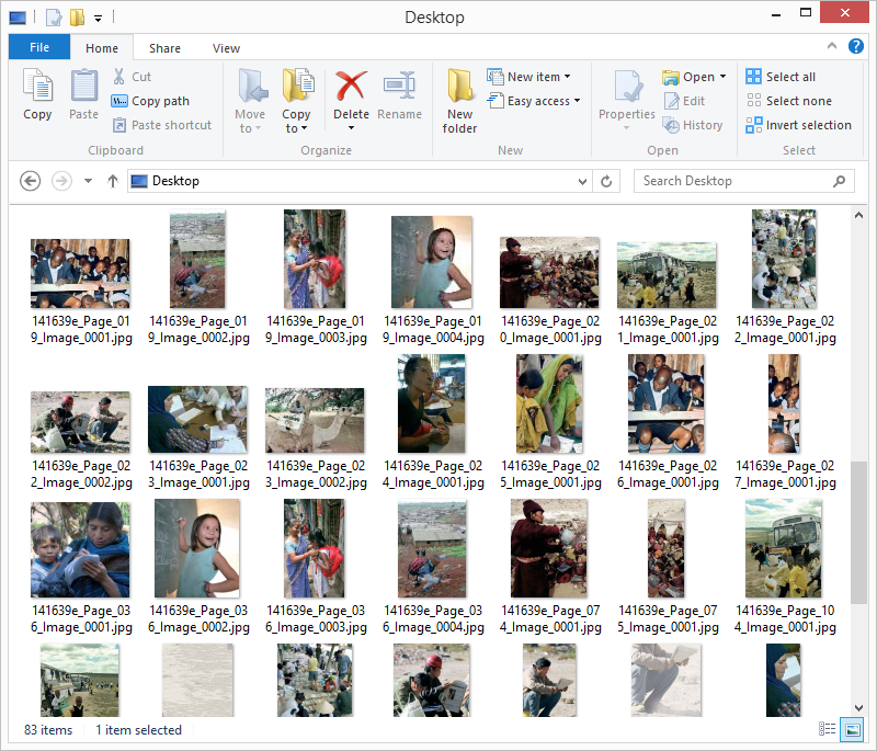 Acrobat Extracted PDF Images