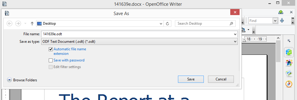 how to convert pdf to openoffice document