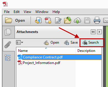 Reader Search PDF Attachments