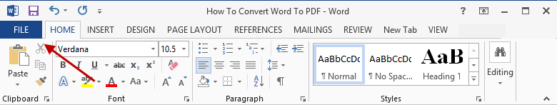 how to convert docx to pdf