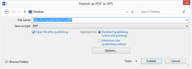 save as pdf