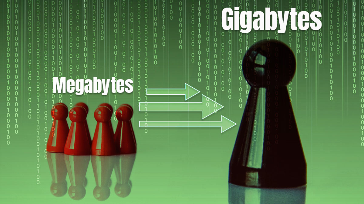 Convert megabytes to gigabytes online free and more