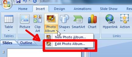 edit photo album