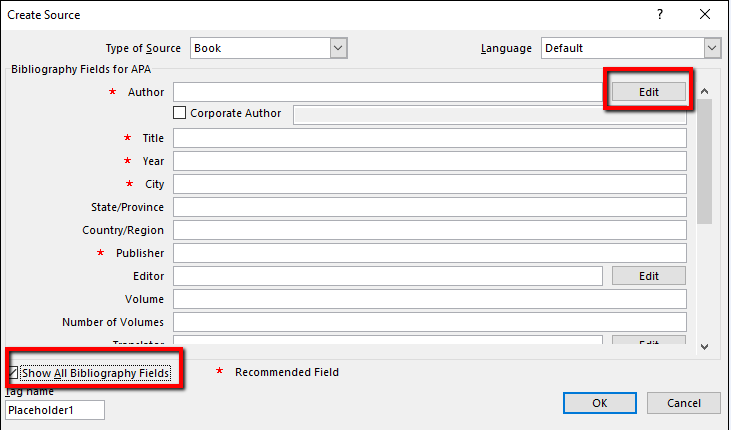 How To List References And Citations In Microsoft Word 13