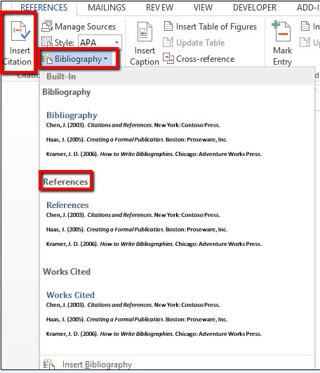 how to insert a citation on a table how to insert a citation on a table