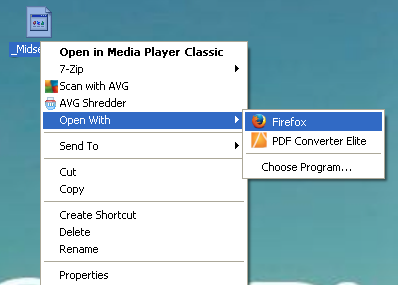 open file in browser