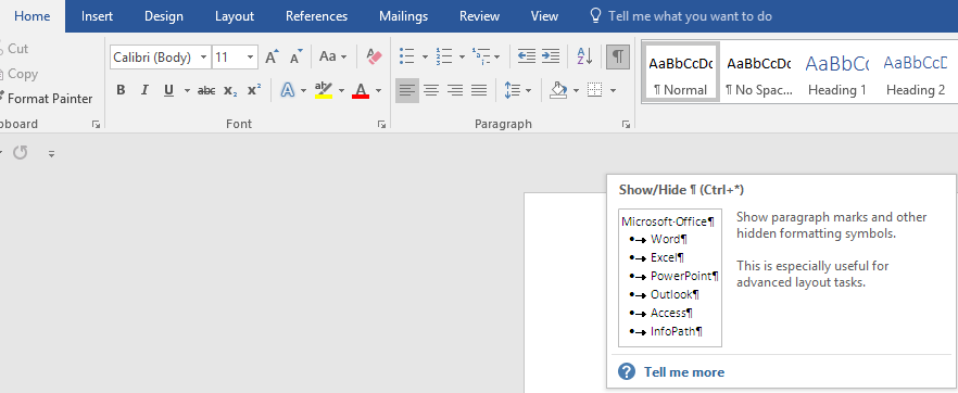 is there a way to eliminate all page formatting in word