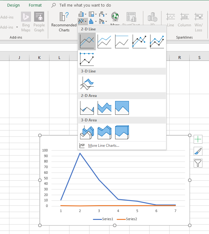 How To Make A Line Chart In Excel