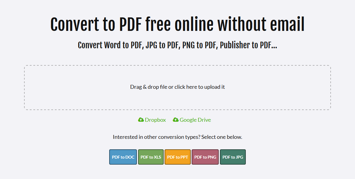 PDF Converter, Convert a PDF Online with a Free
